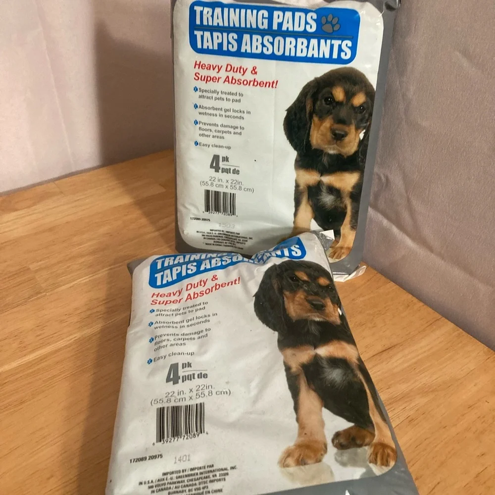 Puppy training pads - 2 packs